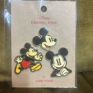 Disney Mickey Mouse Enamel Pins by Junk Food